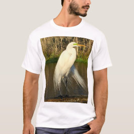 Charlie The Great Egret Tシャツ
