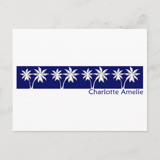 Charlotte Amelie, US.V.I. ポストカード (正面)