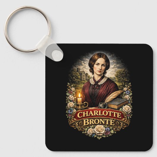 Charlotte Bronte キーホルダー (正面)