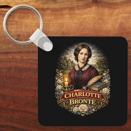 Charlotte Bronte キーホルダー (正面)