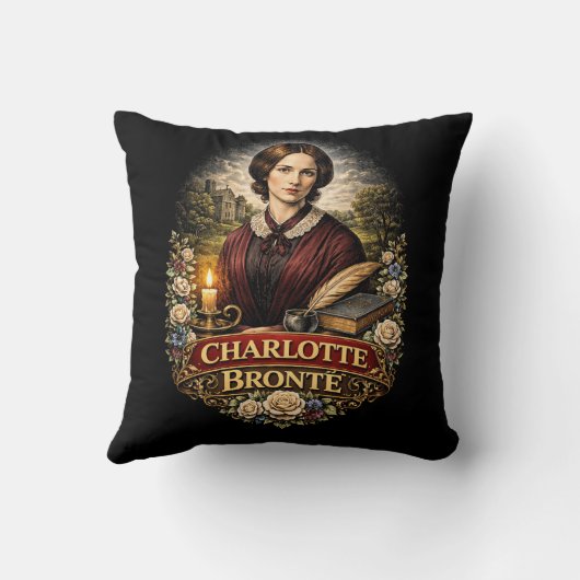 Charlotte Bronte クッション (裏面)