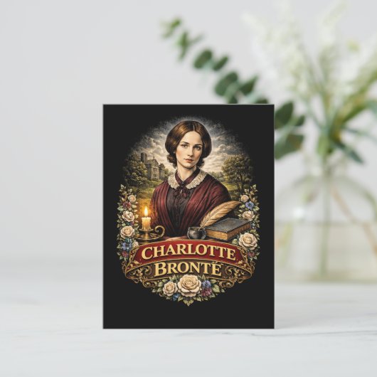 Charlotte Brontë ポストカード (スタンド正面)