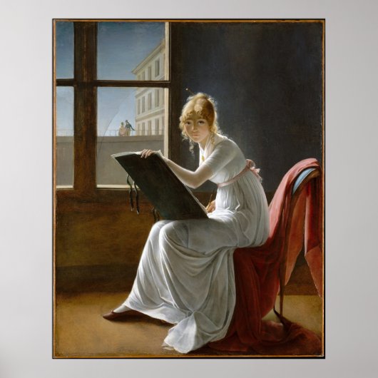 Charlotte du Val d'Ognes by Marie-Denise Villers ポスター (正面)