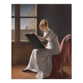 Charlotte du Val d'Ognes by Marie Denise Villers ポスター