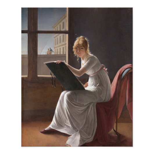 Charlotte du Val d'Ognes by Marie Denise Villers ポスター (正面)