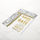 Charlotte Love Locator | ウェディングの大切な日を保存 箔招待状 (回転した状態)