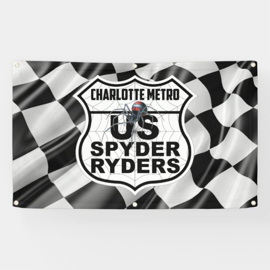 Charlotte Metroチャプター – バナー仕上げフラグロゴ 横断幕 (横)