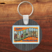 Charlotte N.C.からのご挨拶(ヴィンテージ) キーホルダー (正面)