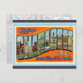 Charlotte N.C.からのご挨拶(ヴィンテージ) ポストカード (正面/裏面)