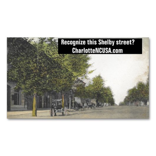 CharlotteNCUSA.com名刺マグネット マグネット名刺 (正面)