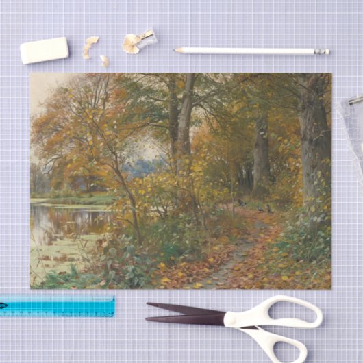 Charlottendun Forest by Peder Mork Monsted 薄葉紙 (クラフト)