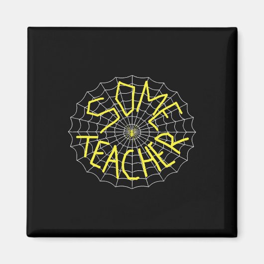 Charlotte's Some Teacher Spider Web  マグネット (正面)