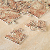 Charlottesvilleヴァージニア(1960年)のヴィンテージの地図 ジグソーパズル (側面)