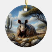 Charming Armadillo Keepsake セラミックオーナメント (正面)