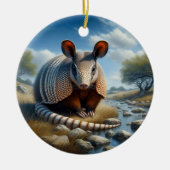 Charming Armadillo Keepsake セラミックオーナメント (正面)
