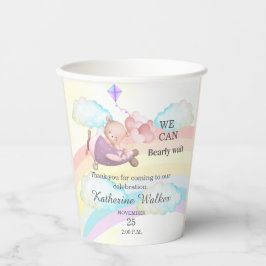 Charming Bear Theme Party Decor babyshower 紙コップ