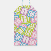 Charming Blocks Pattern The Big One ギフトタグ (裏面)