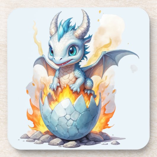 Charming Blue Dragon Frostfire コースター (正面)