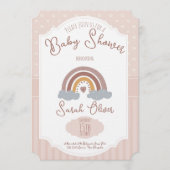 Charming Bubblegum Delight Baby Shower Invitations 招待状 (正面)