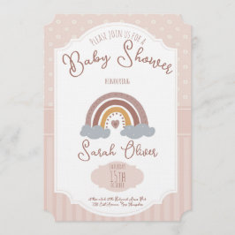 Charming Bubblegum Delight Baby Shower Invitations 招待状