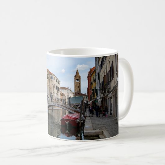 Charming Cannaregio Canal Venice Italy コーヒーマグカップ (正面右)