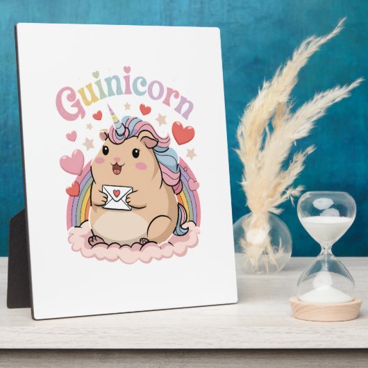 Charming Capybara Atmosphere Desktop Plaque フォトプラーク (側面)