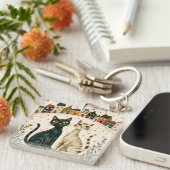 Charming Cats キーホルダー (正面右)