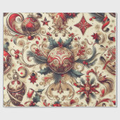 Charming Christmas Motifs ラッピングペーパー (フラット)