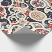 Charming Christmas Motifs n2 ラッピングペーパー (角)