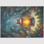 Charming Christmas tissue paper holly berry wreath 薄葉紙 (正面)