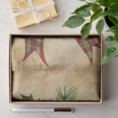 Charming Christmas wreath tissue paper rustic tone 薄葉紙 (ギフト)