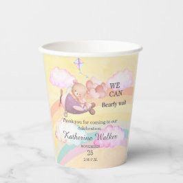 Charming Clouds & Bear Theme Party Decor for Your 紙コップ