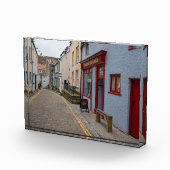 Charming Cobbled Street in Staithes Village フォトブロック (右)
