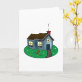 Charming Cottage Style House with Garden カード (黄色い花)