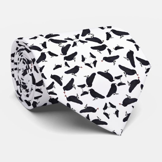 Charming crows with gifts ネクタイ (ロール)