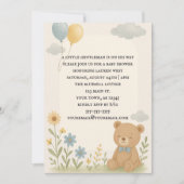 Charming Cub Baby Shower Invitation 招待状 (正面)