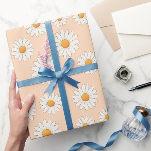 Charming Daisy Pattern – Floral Gift  ラッピングペーパー (ギフト)