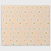 Charming Daisy Pattern – Floral Gift  ラッピングペーパー (フラット)