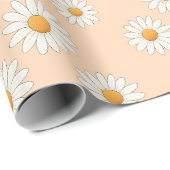 Charming Daisy Pattern – Floral Gift  ラッピングペーパー (ロールコーナー)