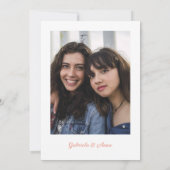 Charming Delicate Colorful Wildflowers Quinceañera 招待状 (裏面)