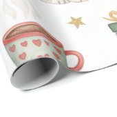 Charming Festive Friends Christmas Gift Wrap ラッピングペーパー (ロールコーナー)