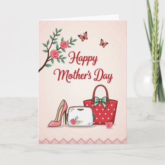 Charming Floral Mothers Day Card カード (正面)