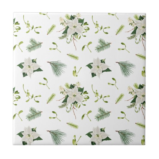 Charming Floral Pattern Ceramic Tile for Home Inte タイル (正面)