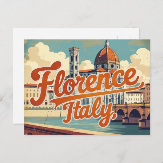 Charming Florence Views ポストカード (正面/裏面)