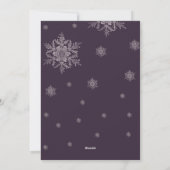 Charming Gingerbread Man | Purple Photo Card シーズンカード (裏面)