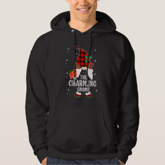 Charming Gnome Buffalo Plaid Matching Family Chris パーカ