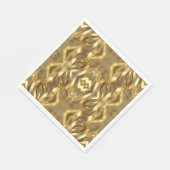 Charming golden-colored pattern  スタンダードランチョンナプキン (角)