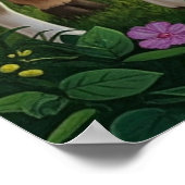 Charming Green Pastoral Bala Krishna with Calves ポスター (角)