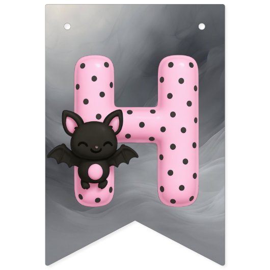 Charming Halloween Party Witch Pumpkins バンティングフラッグ (第2の旗)