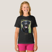 Charming Labrador Retriever Portrait - Triptych Ar Tシャツ (正面フル)